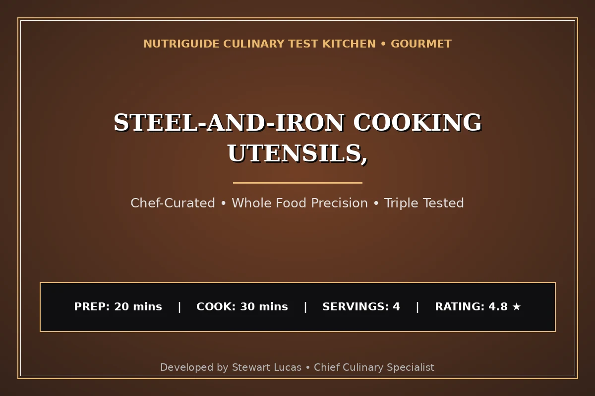Steel-And-Iron Cooking Utensils,