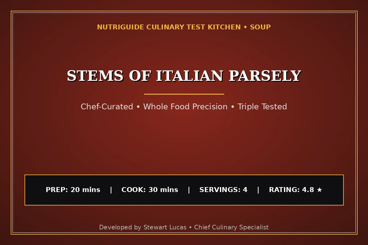 Stems Of Italian Parsely