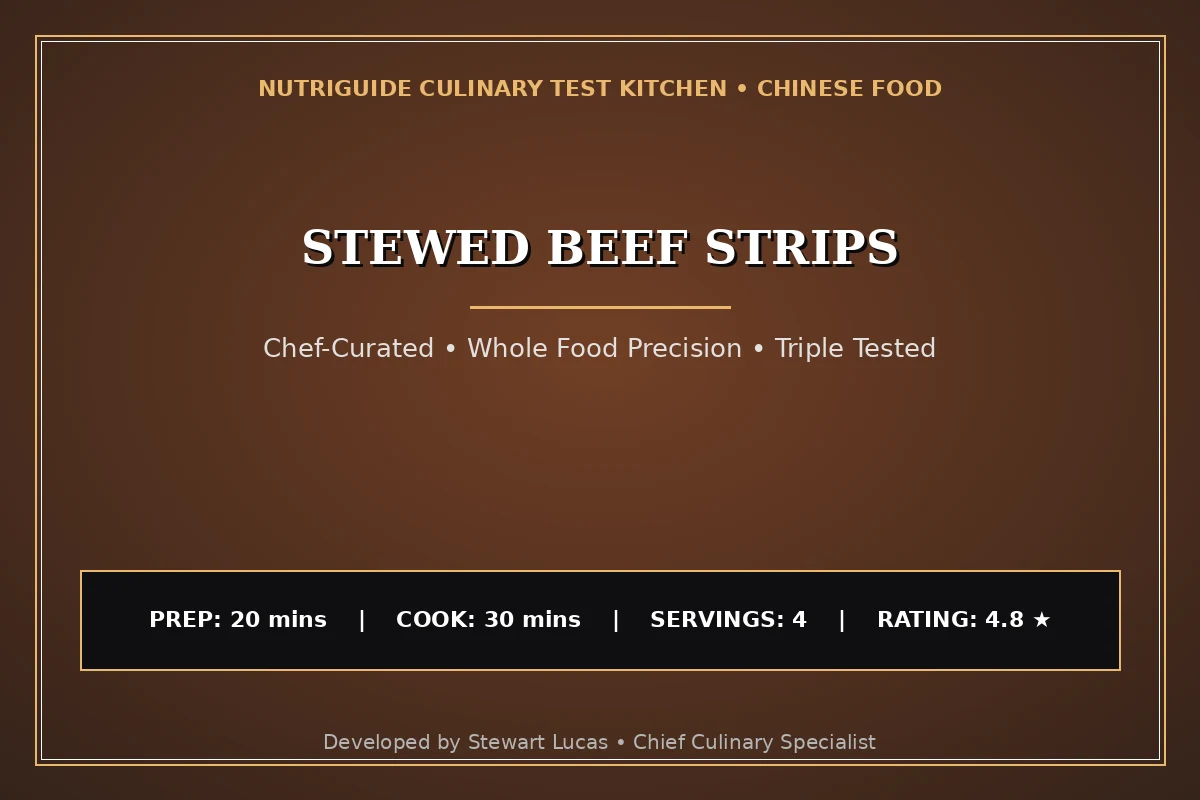 Stewed Beef Strips