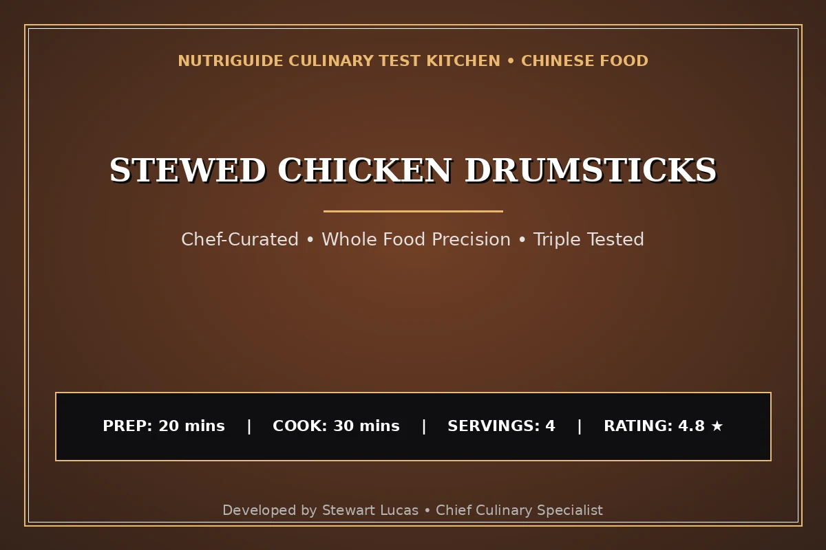 Stewed Chicken Drumsticks