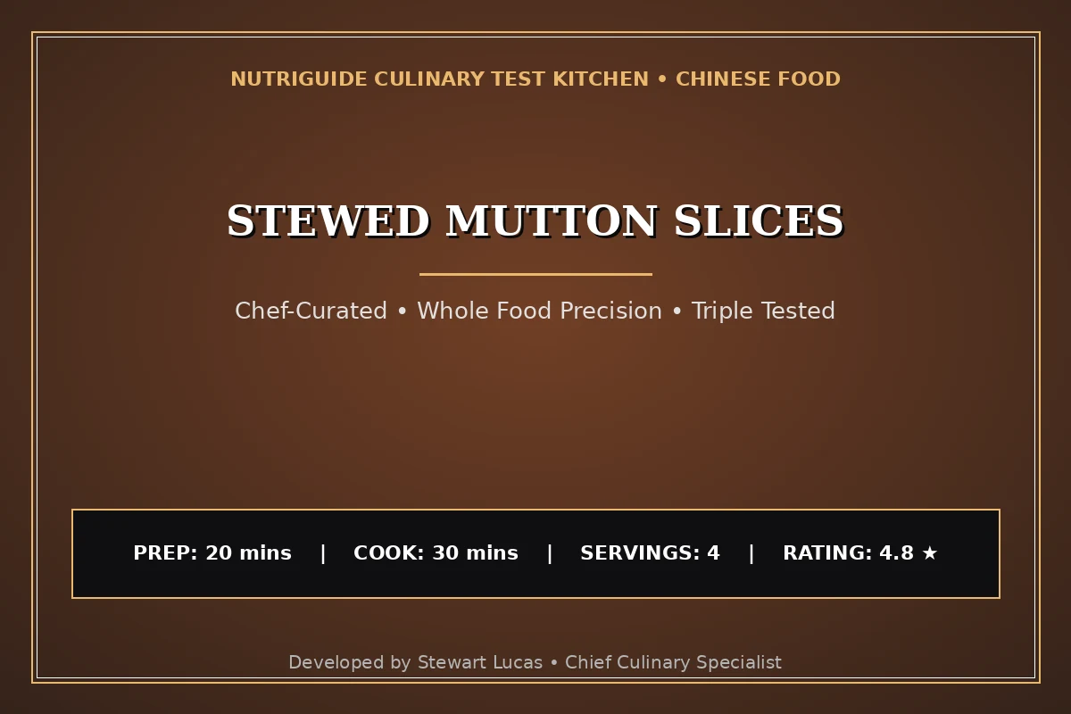 Stewed Mutton Slices