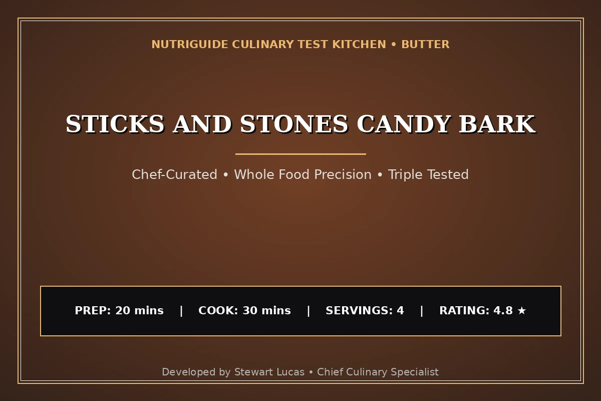Sticks And Stones Candy Bark