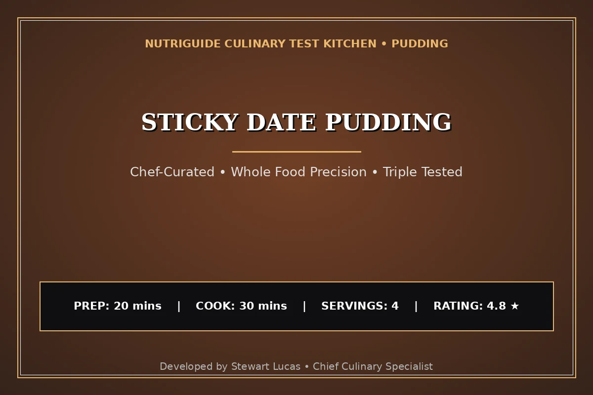 Sticky Date Pudding