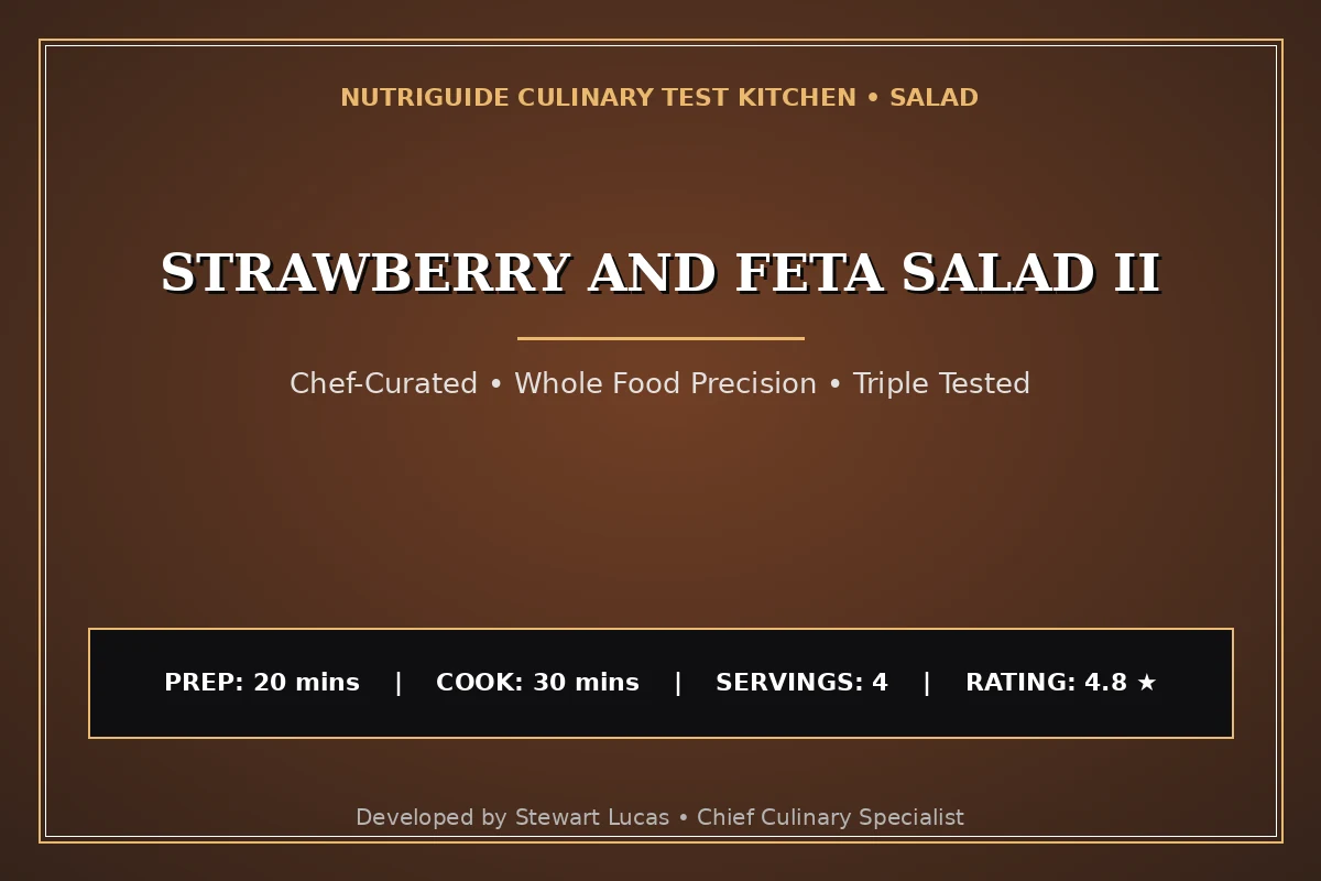 Strawberry And Feta Salad Ii
