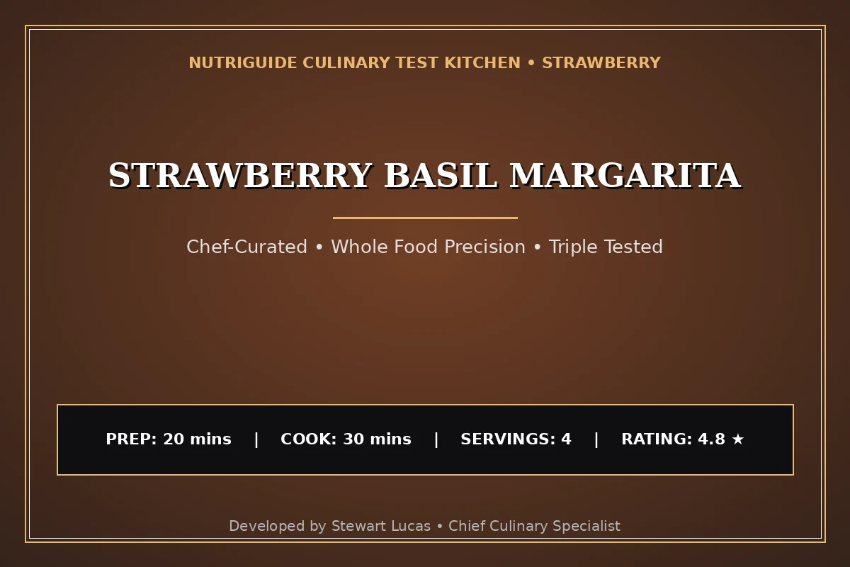 Strawberry Basil Margarita