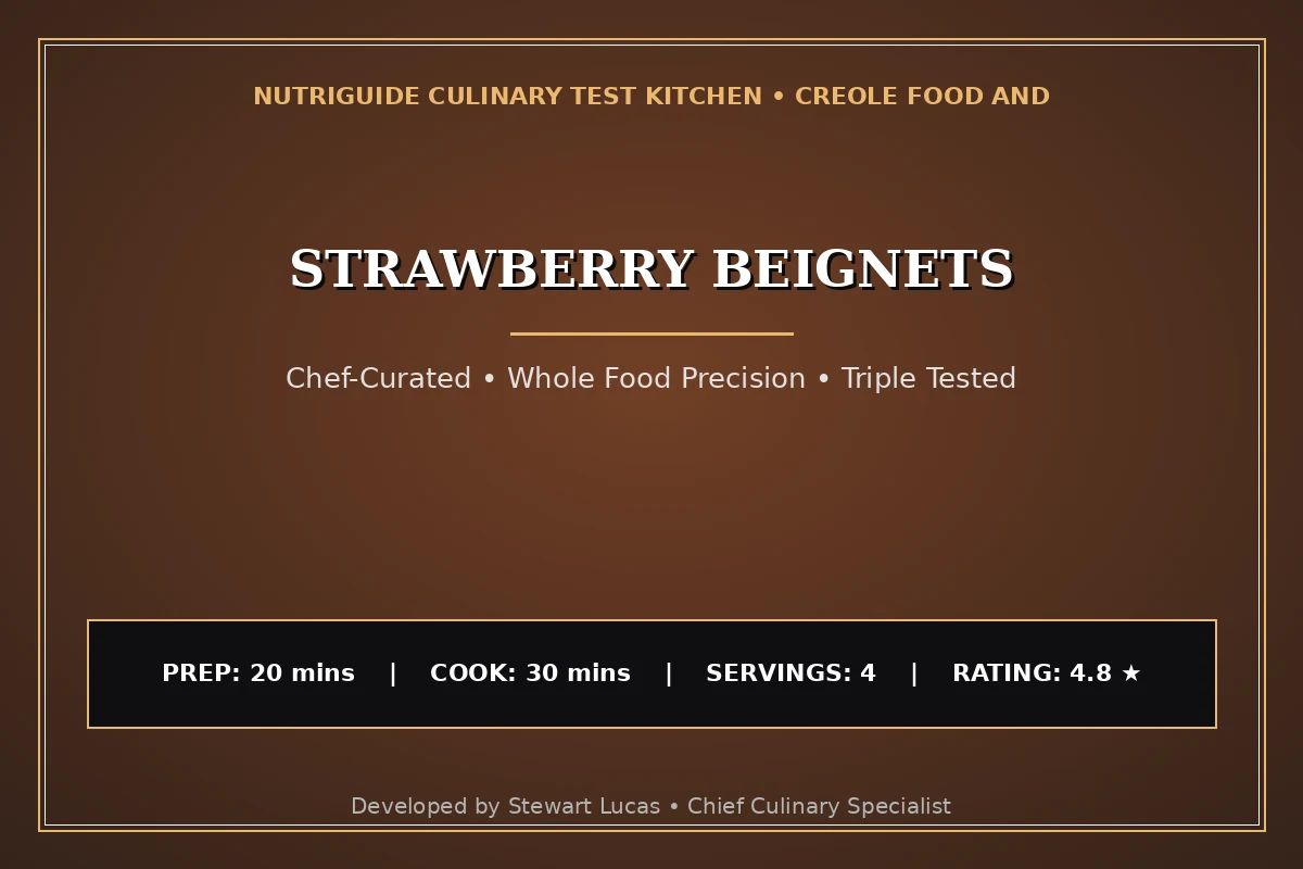 Strawberry Beignets