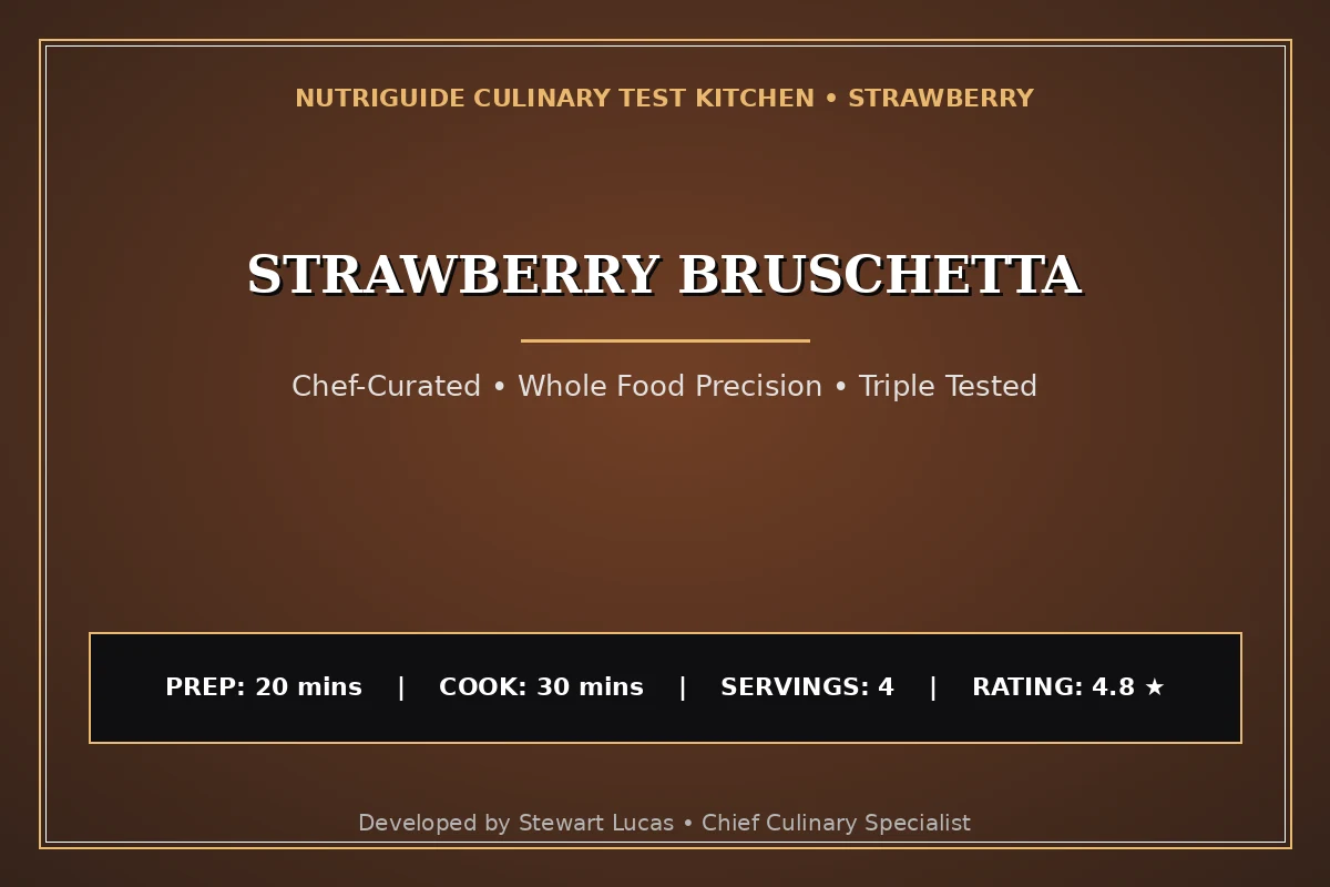 Strawberry Bruschetta