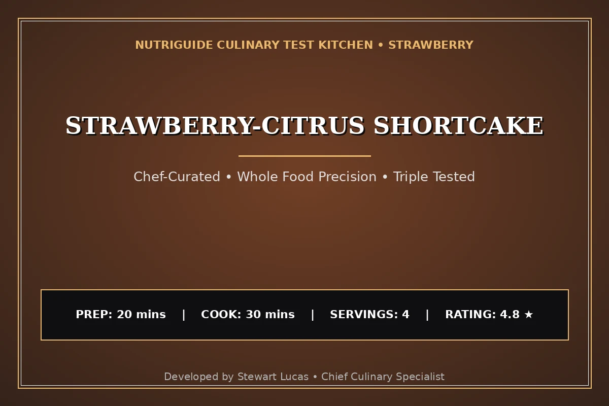 Strawberry-Citrus Shortcake