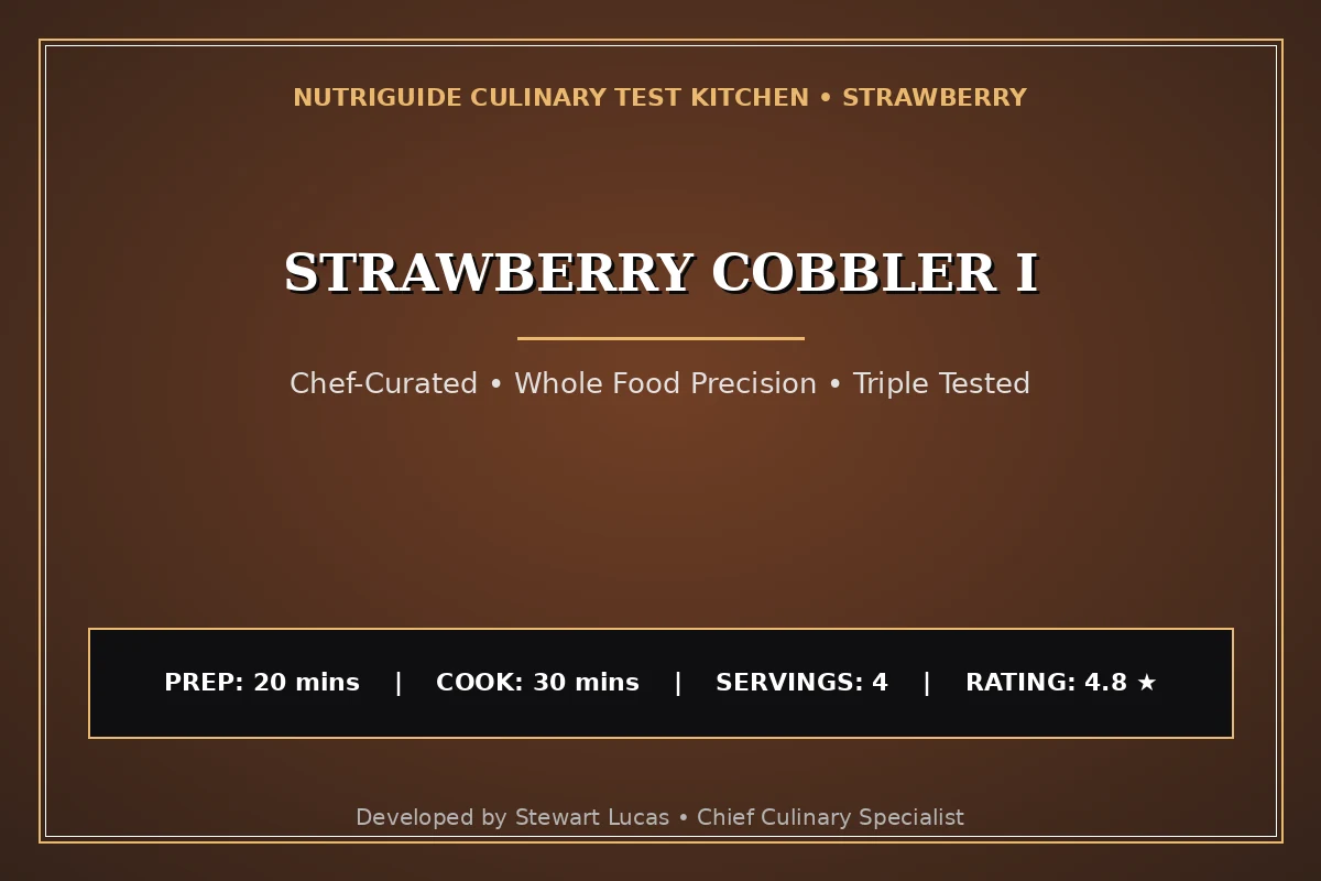 Strawberry Cobbler I