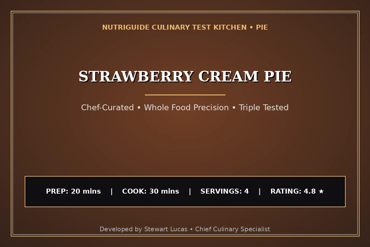 Strawberry Cream Pie