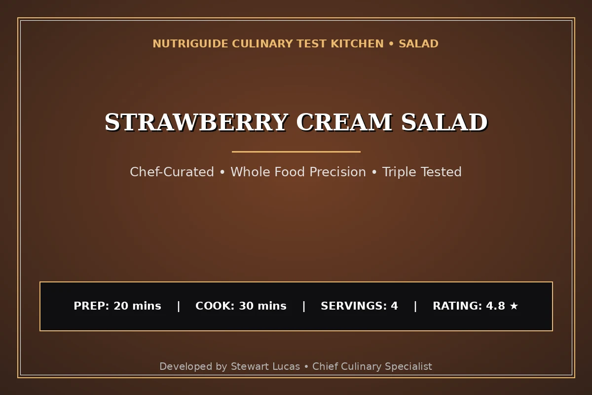 Strawberry Cream Salad