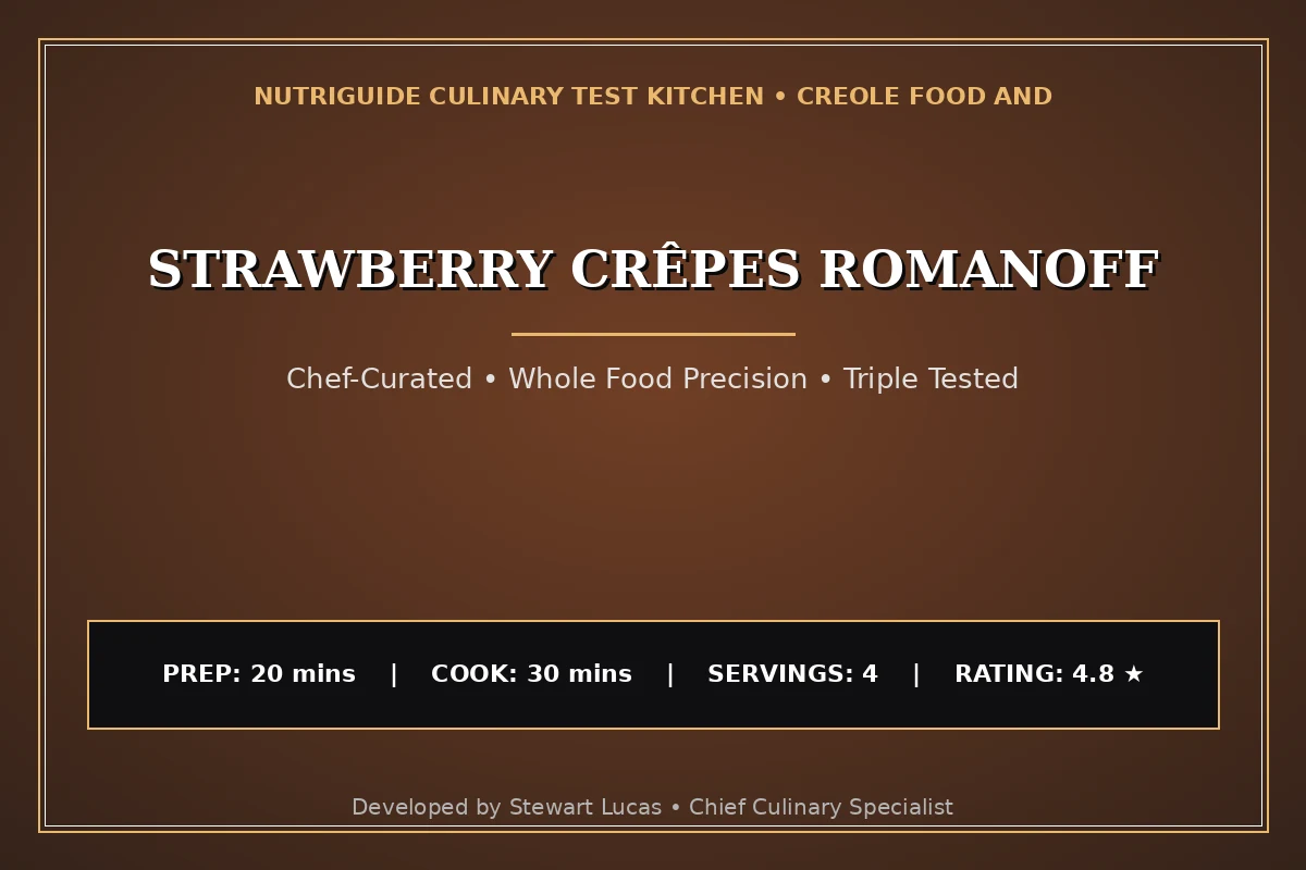 Strawberry Crêpes Romanoff
