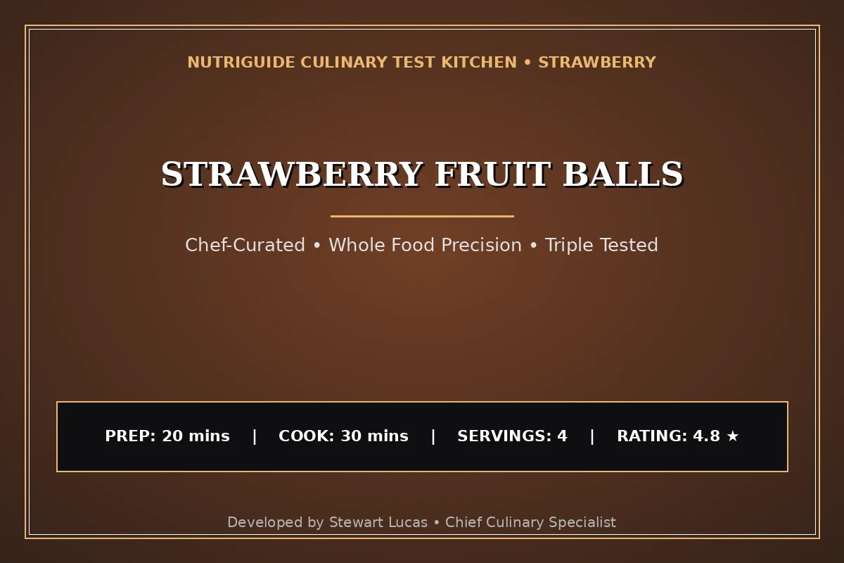 Strawberry Fruit Balls