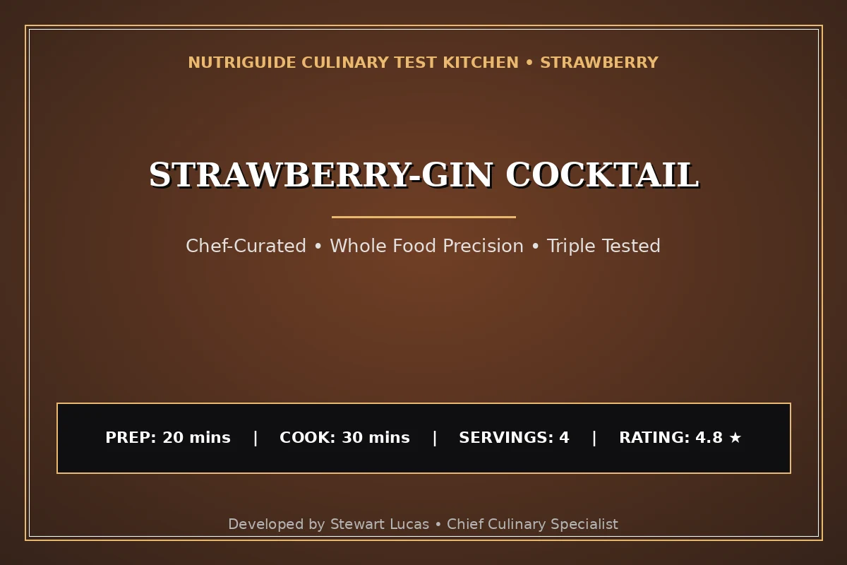 Strawberry-Gin Cocktail