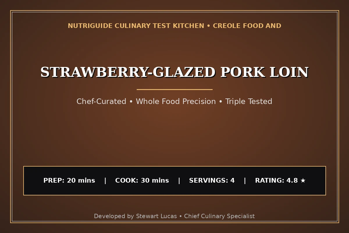Strawberry-Glazed Pork Loin