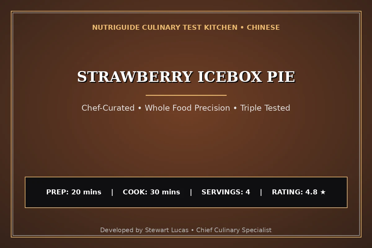 Strawberry Icebox Pie