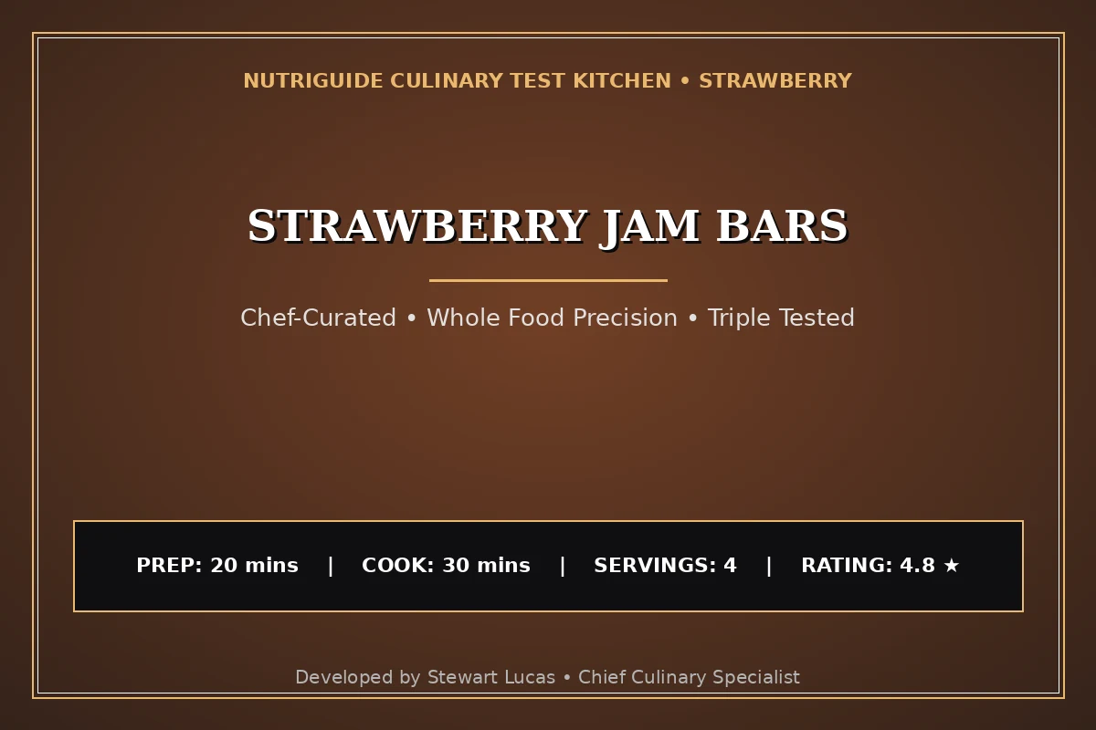 Strawberry Jam Bars
