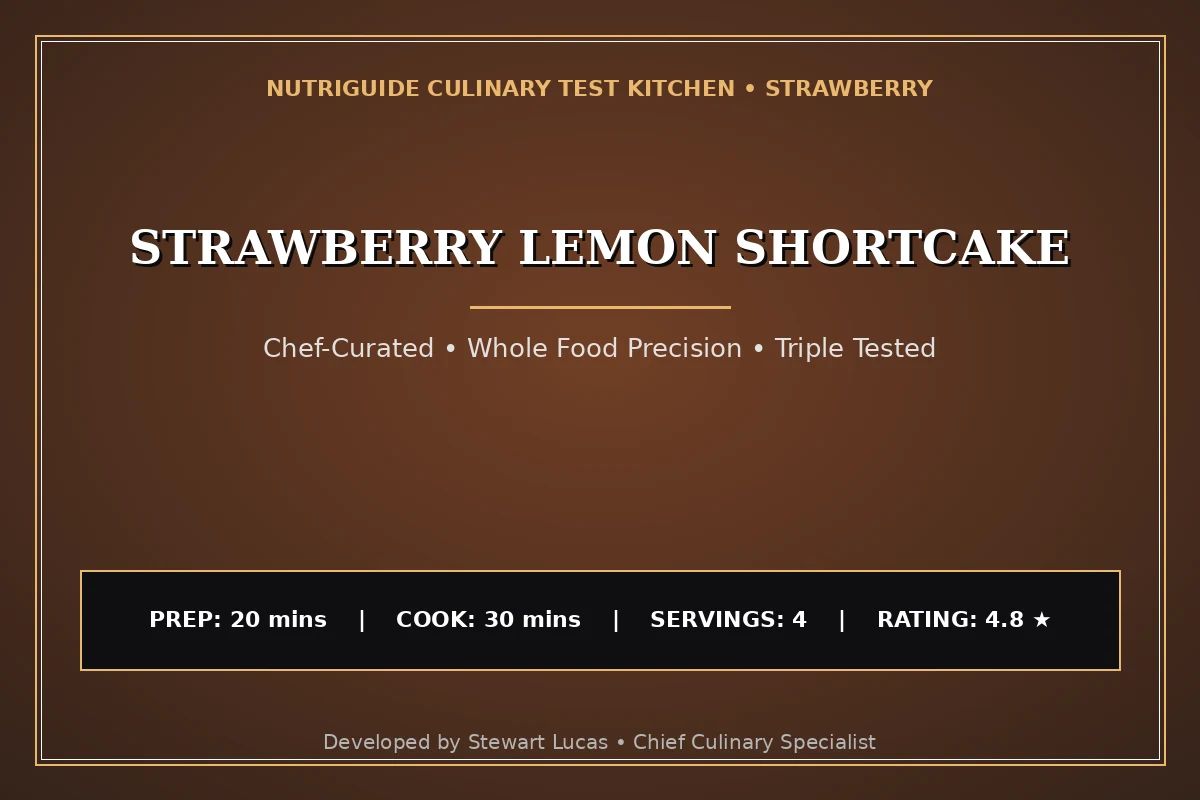 Strawberry Lemon Shortcake