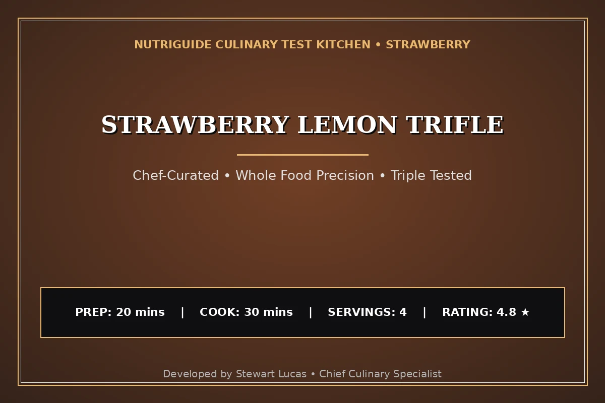 Strawberry Lemon Trifle