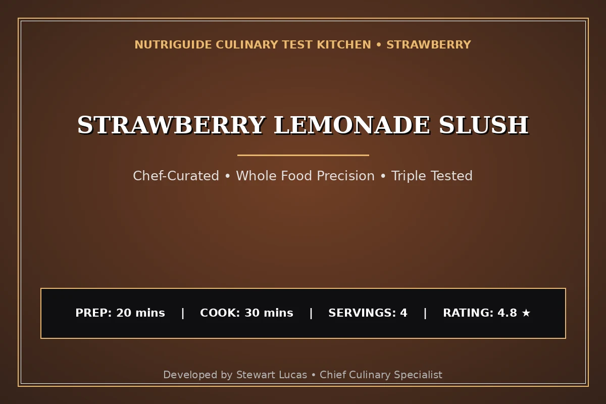 Strawberry Lemonade Slush