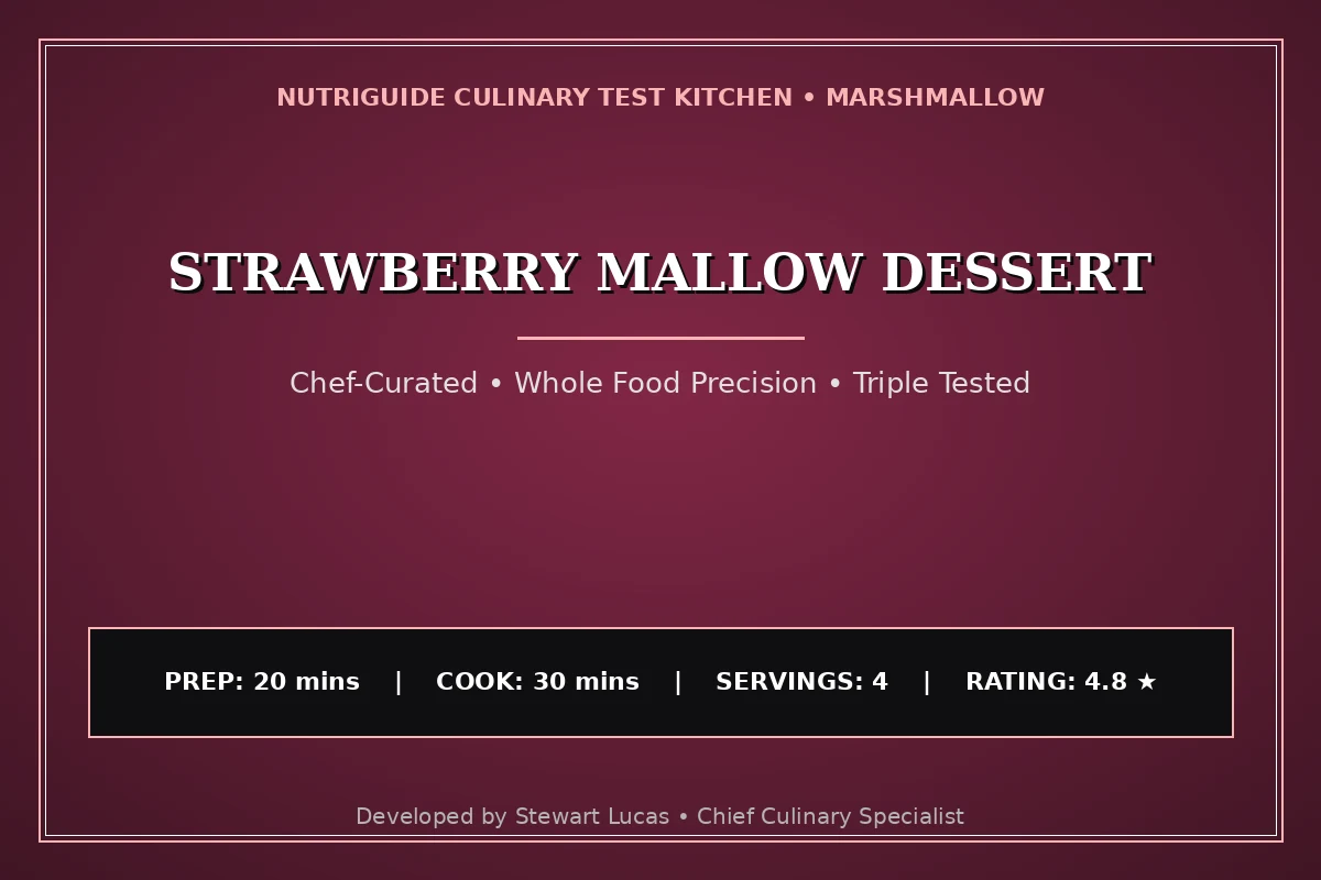 Strawberry Mallow Dessert