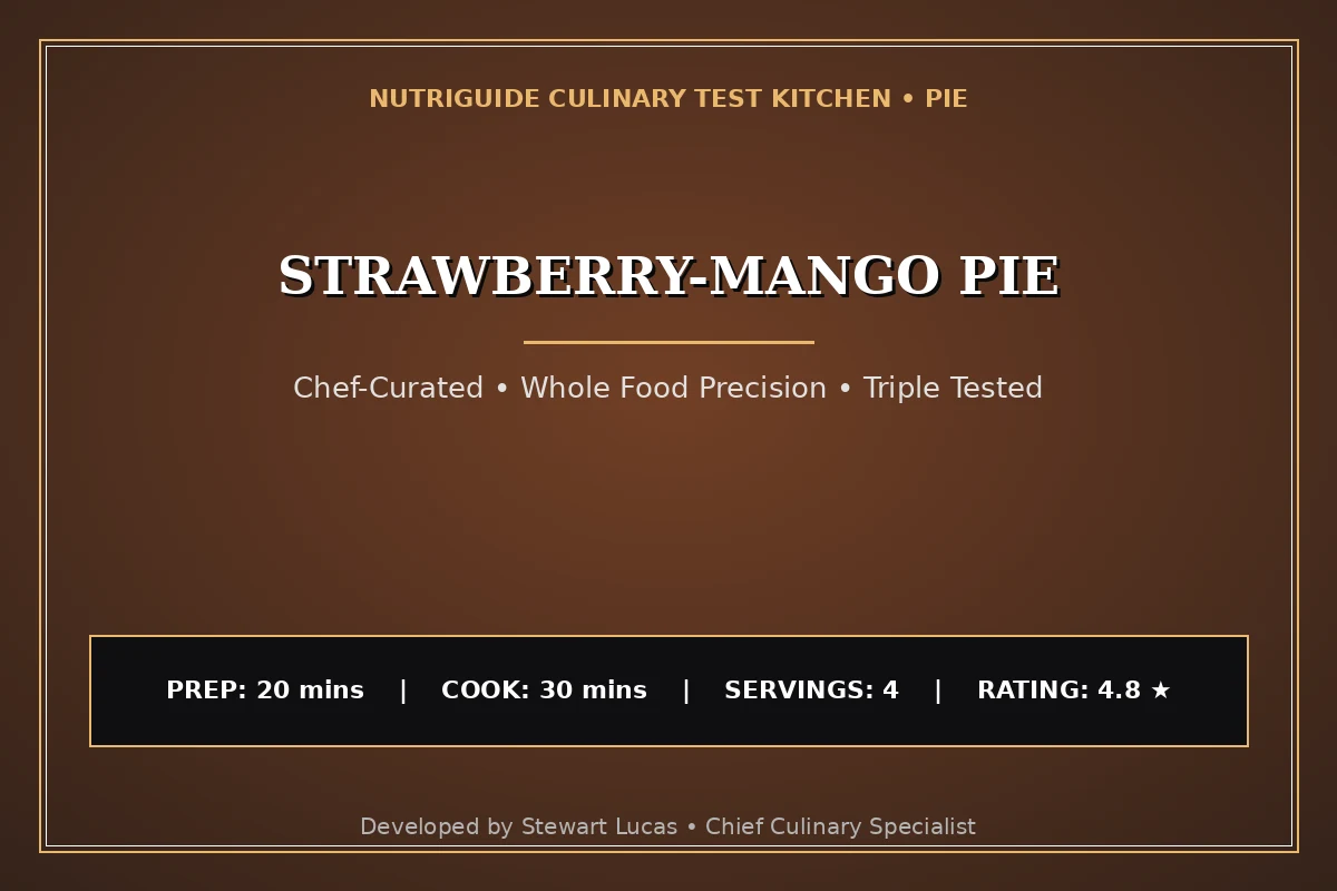 Strawberry-Mango Pie