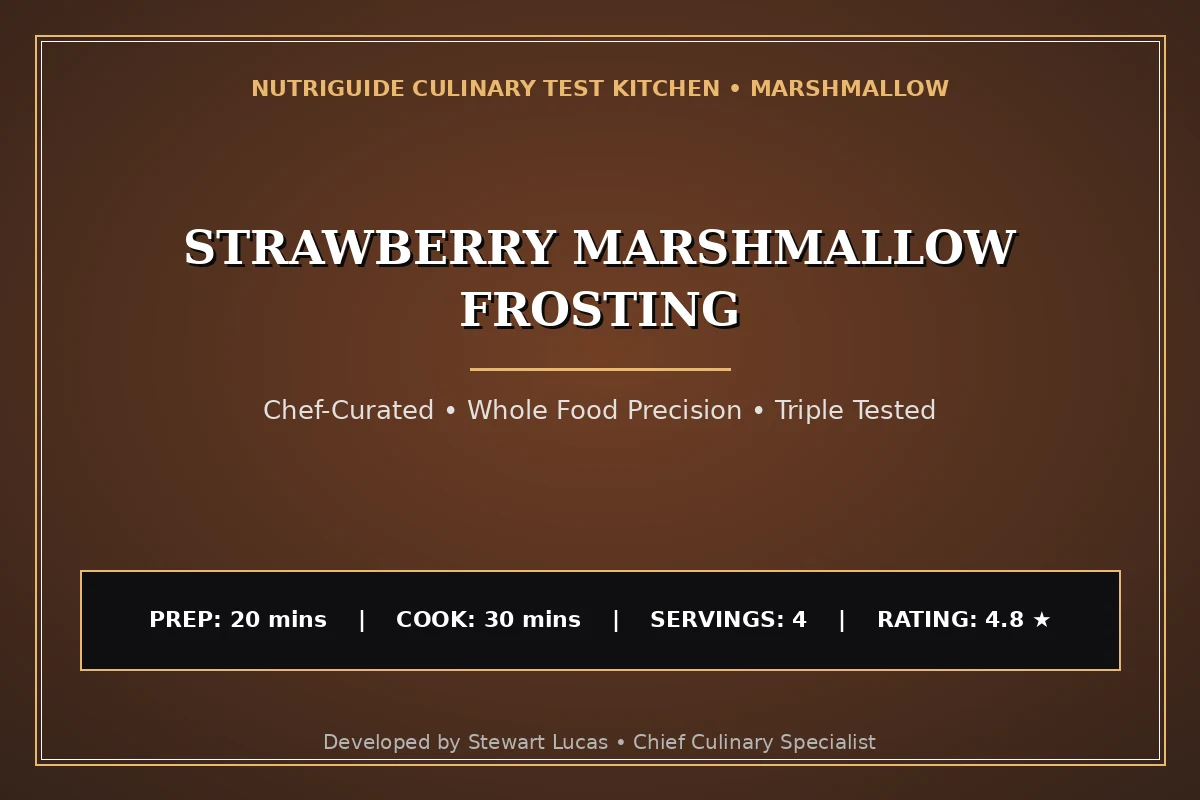 Strawberry Marshmallow Frosting