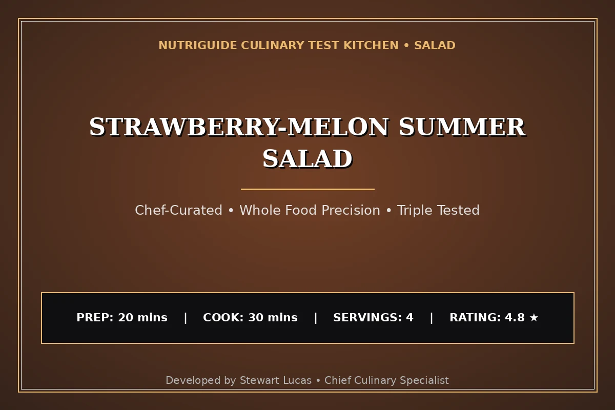Strawberry-Melon Summer Salad