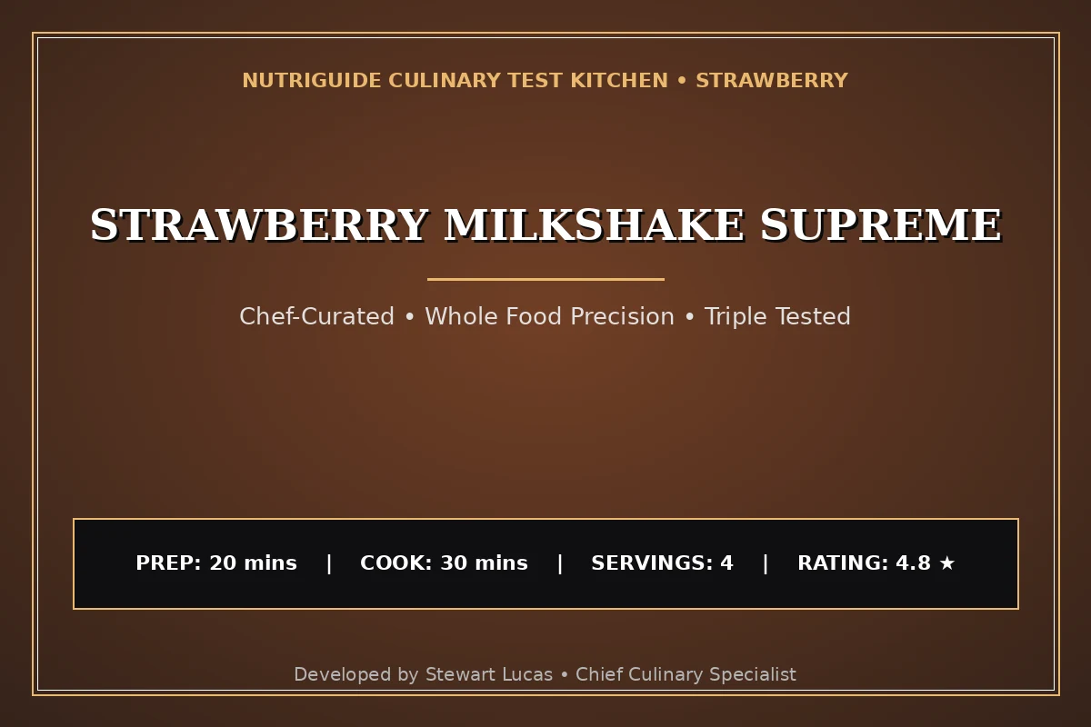 Strawberry Milkshake Supreme