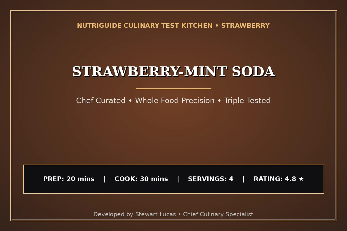 Strawberry-Mint Soda