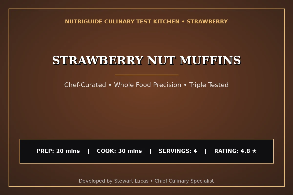 Strawberry Nut Muffins
