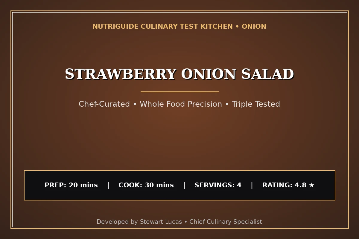 Strawberry Onion Salad