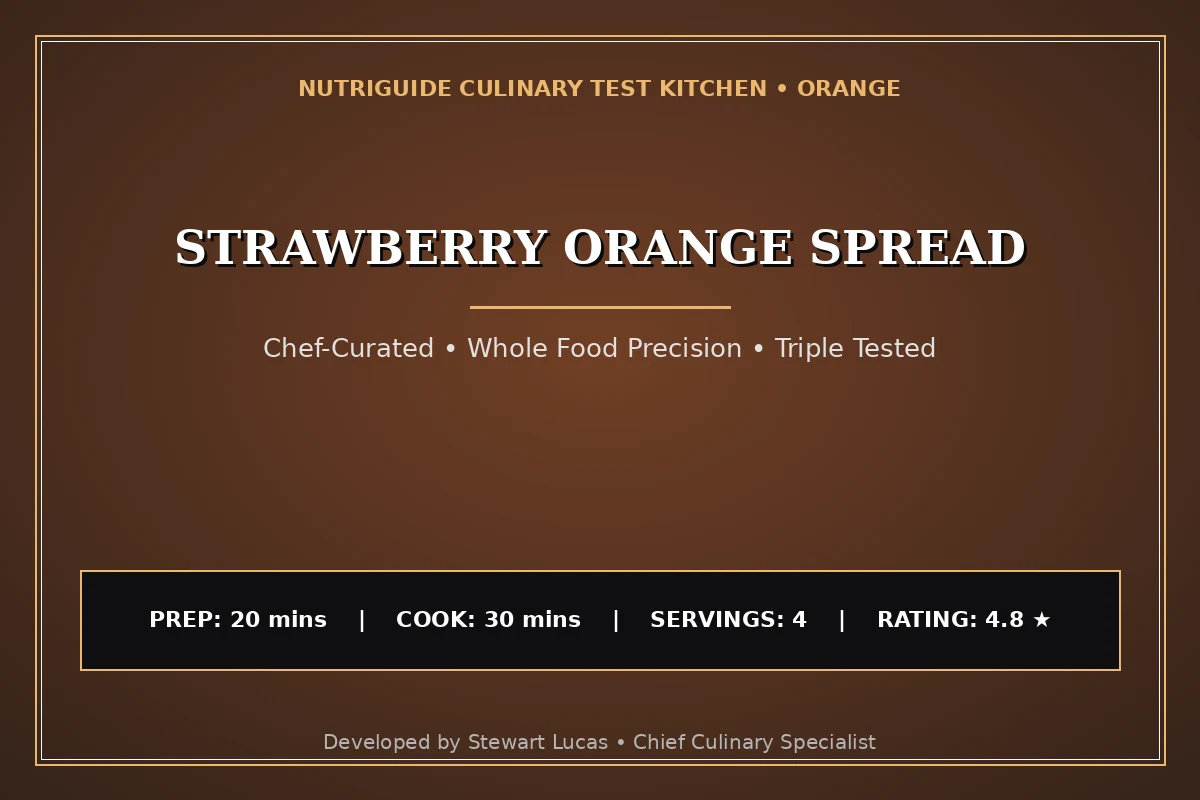 Strawberry Orange Spread