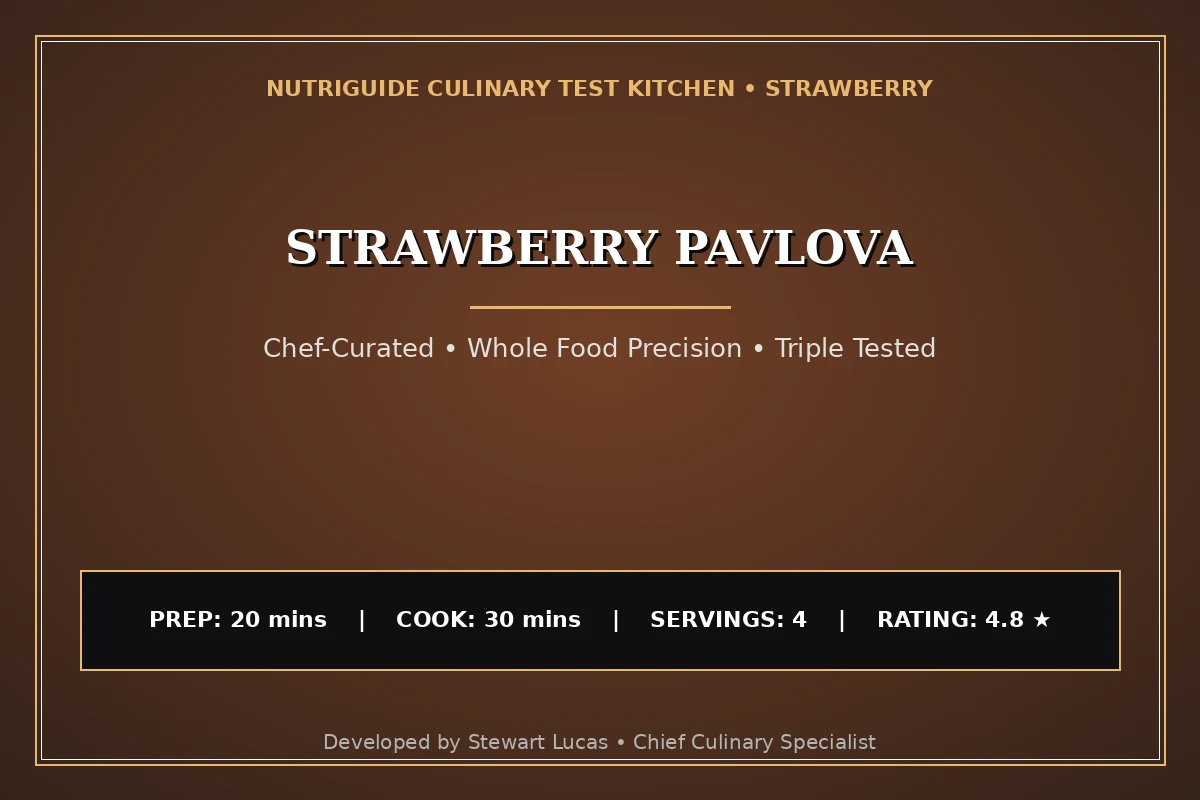 Strawberry Pavlova