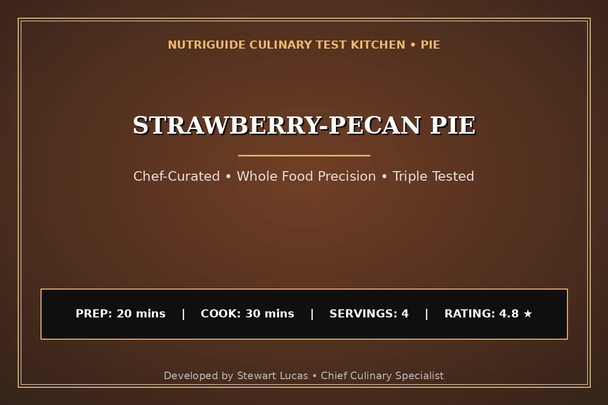 Strawberry-Pecan Pie