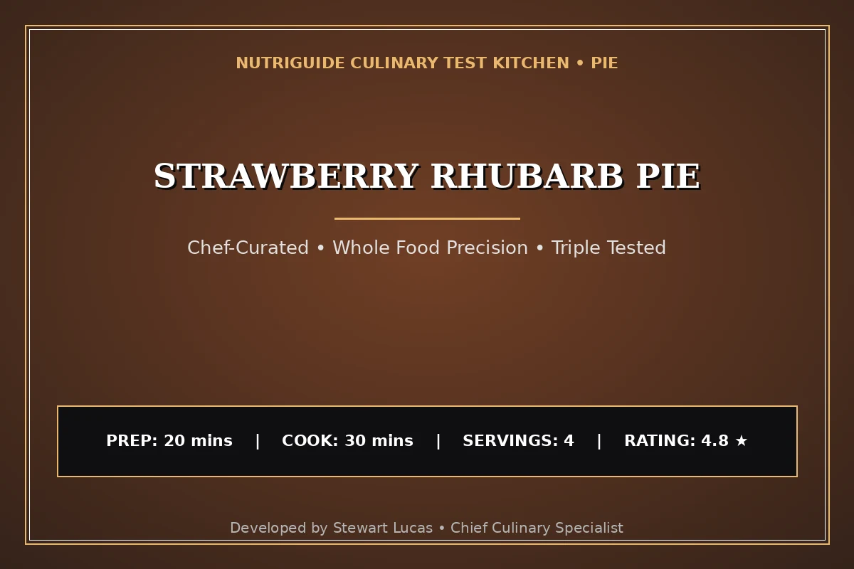 Strawberry Rhubarb Pie