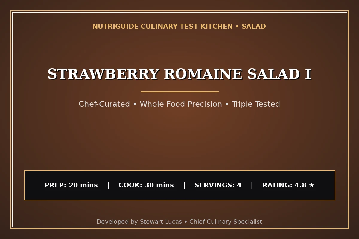 Strawberry Romaine Salad I