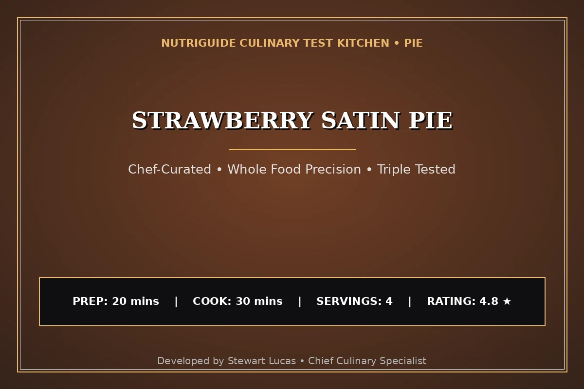 Strawberry Satin Pie