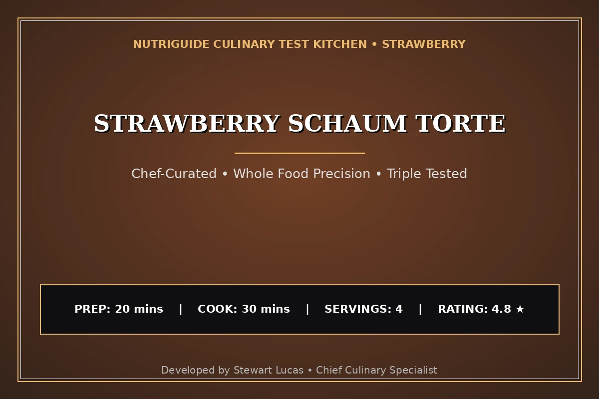 Strawberry Schaum Torte