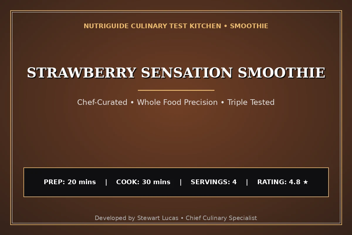 Strawberry Sensation Smoothie