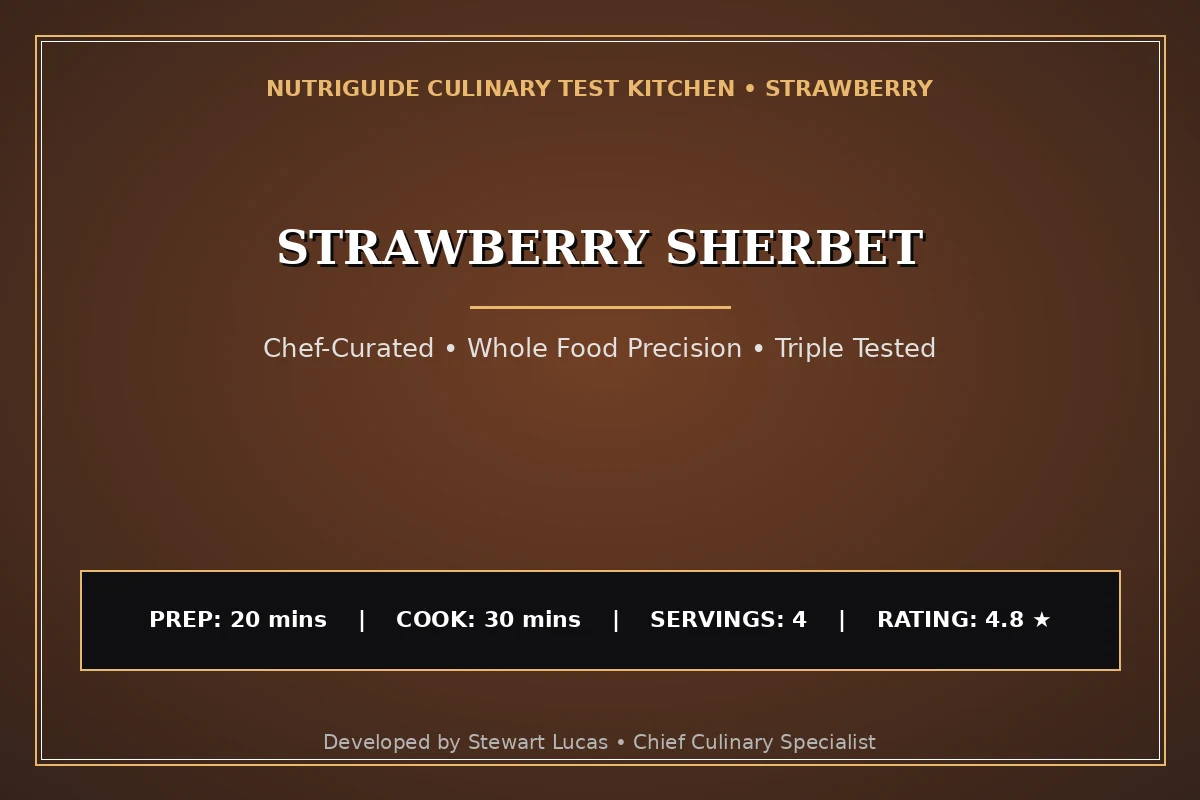 Strawberry Sherbet