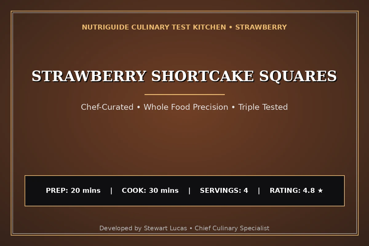 Strawberry Shortcake Squares
