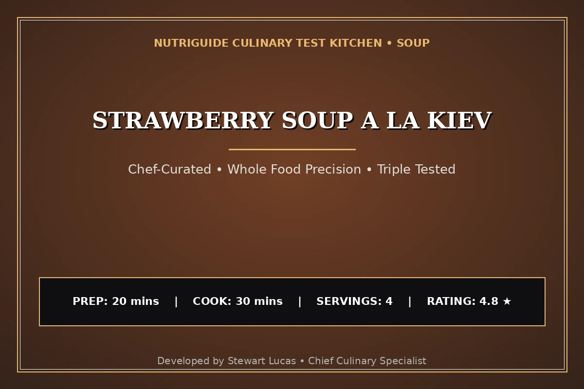 Strawberry Soup A La Kiev