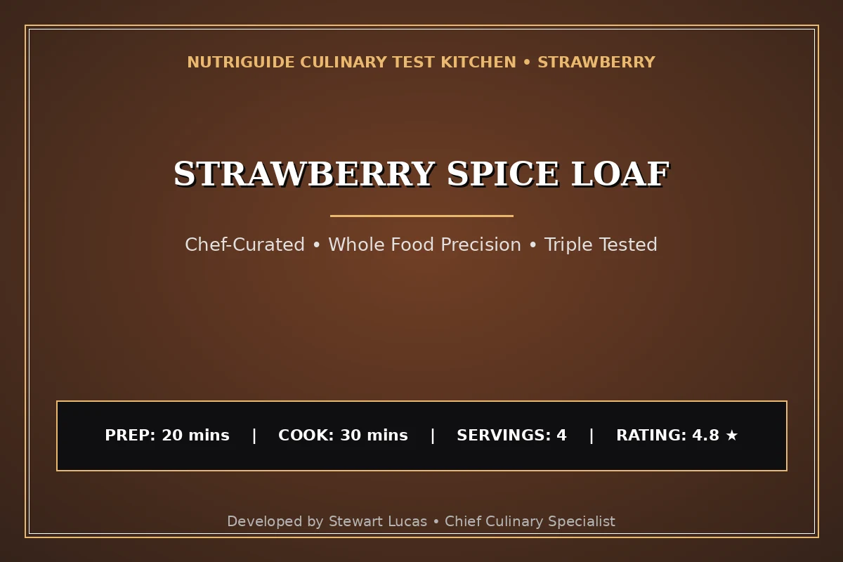 Strawberry Spice Loaf