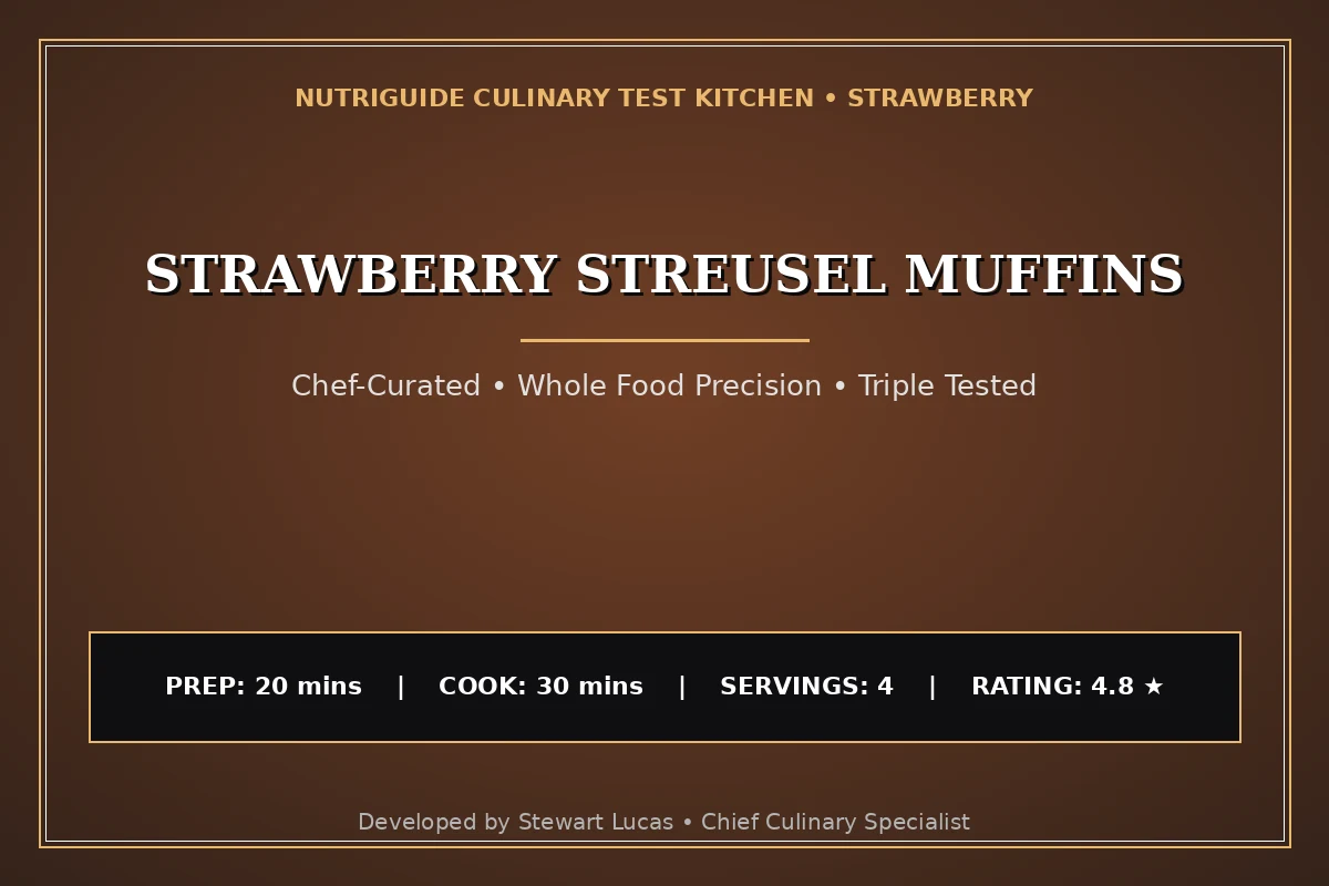 Strawberry Streusel Muffins
