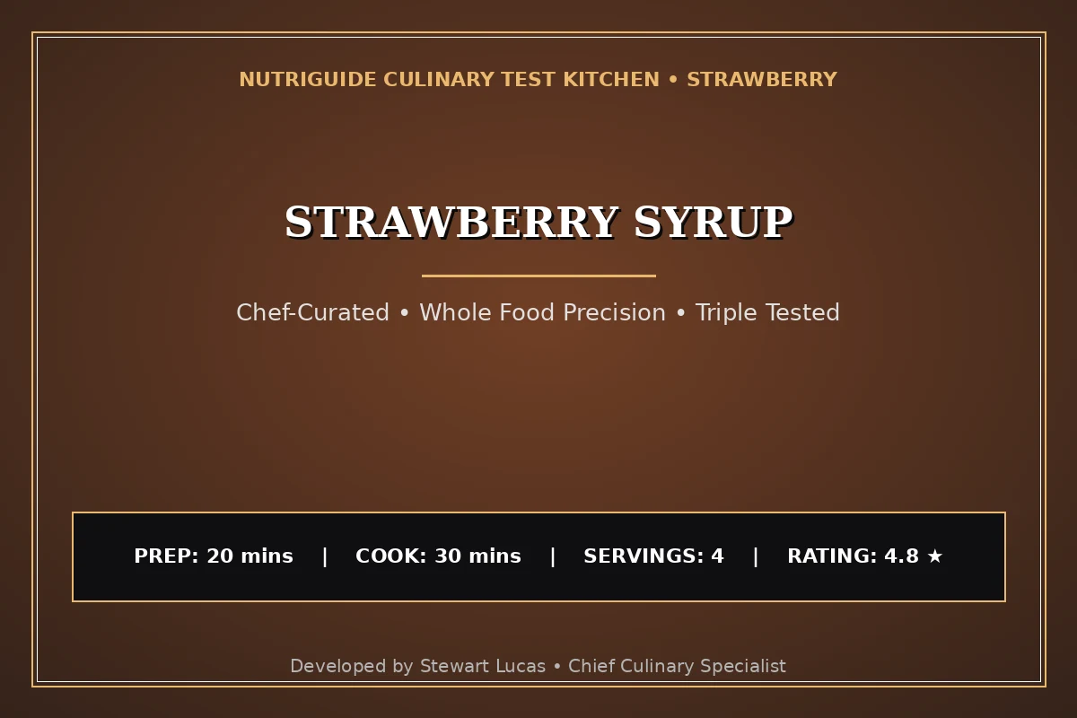 Strawberry Syrup