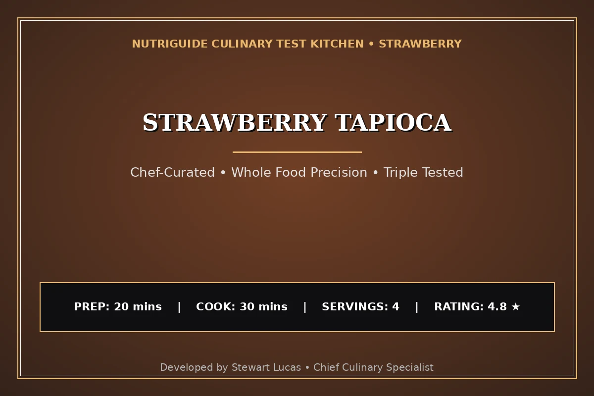 Strawberry Tapioca