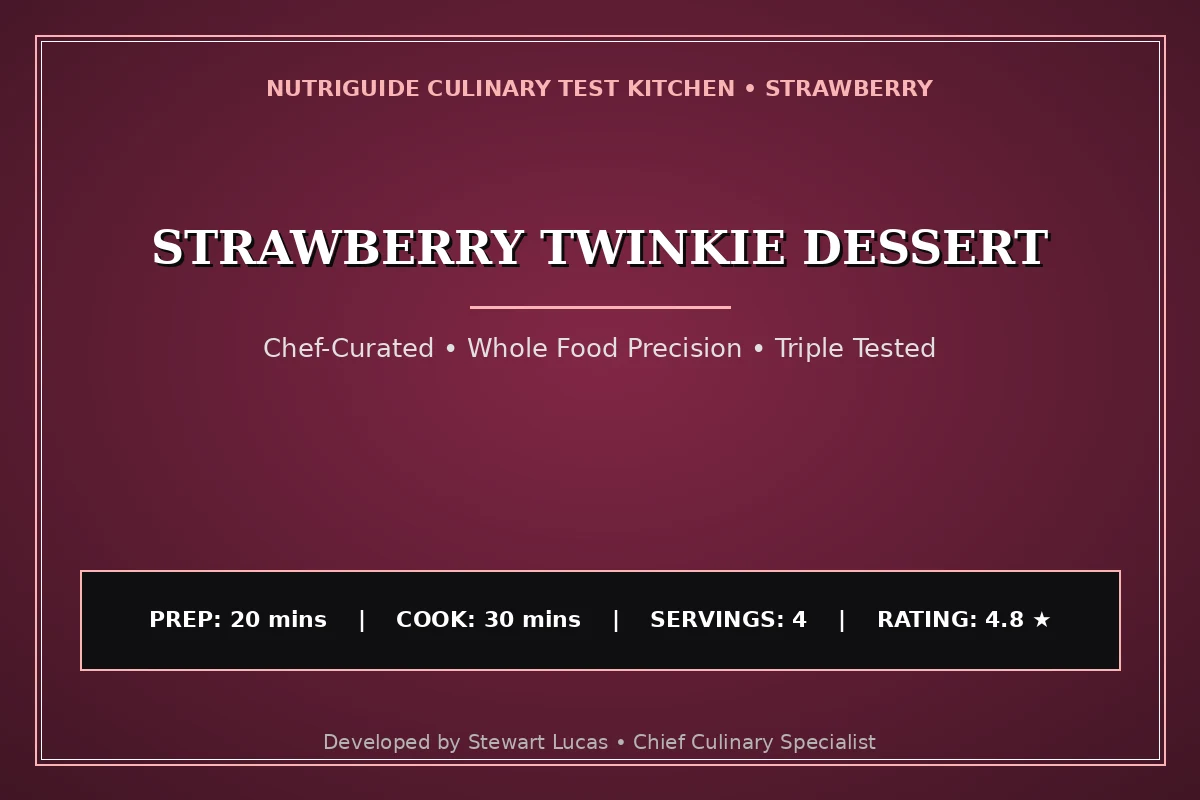 Strawberry Twinkie Dessert