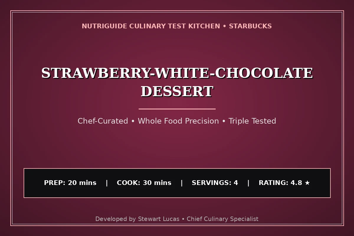 Strawberry-White-Chocolate Dessert