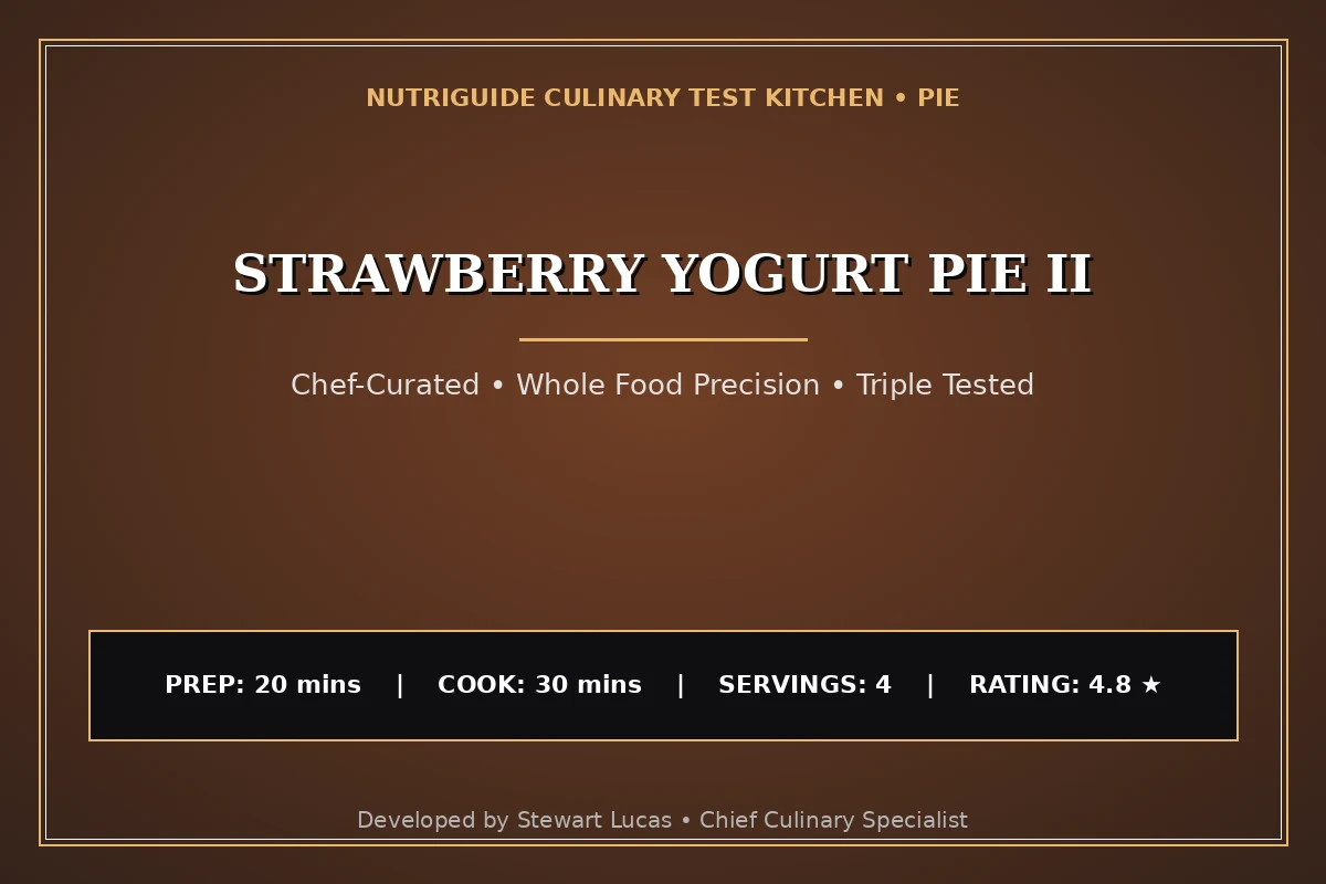 Strawberry Yogurt Pie Ii